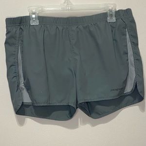 Patagonia running shorts gray large